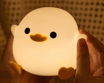 LED Cute Bean Duck Night Light