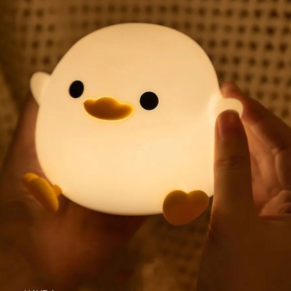 LED Cute Bean Duck Night Light