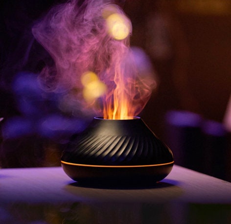 White Flame Oil Lamp Etsy UK