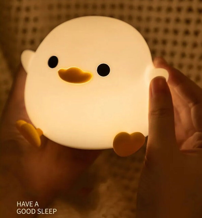 LED Cute Bean Duck Night Light zdjęcie 1