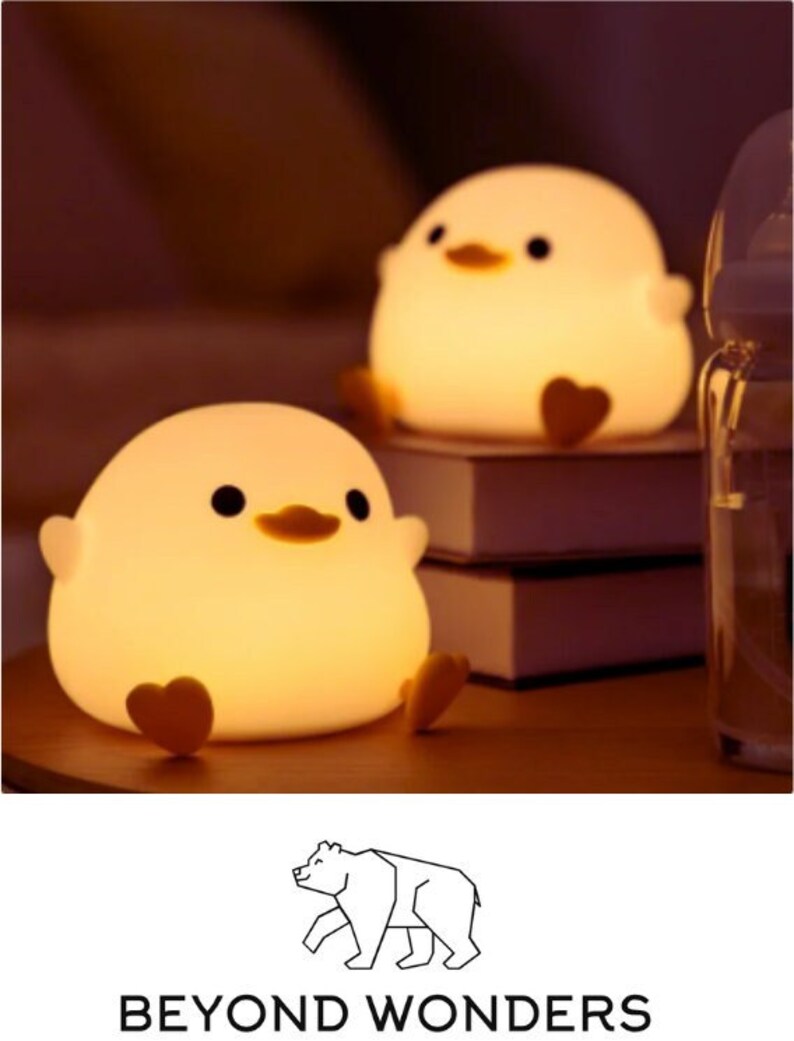 LED Cute Bean Duck Night Light zdjęcie 2