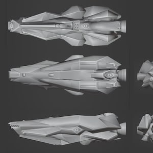 The Expanse MCRN Charon ship model