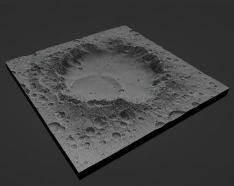 Lunar crater Moon Landscape