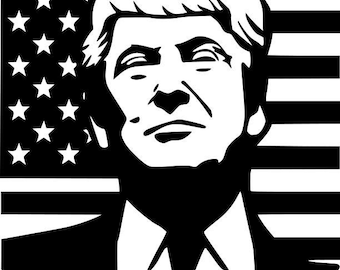 Trump Vector, Trump Art, Trump 2024 Vector Art, Digitale download,