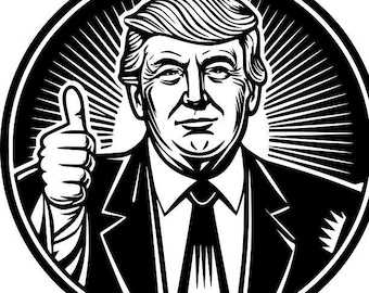 Trump Vector Art, Make America Great Again, vectorillustratie, digitale download, vectoren