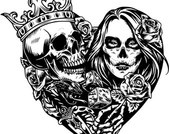 Chicano-schedelvector, vectorkunst, tatoeage-illustratie, vectoridee, afdrukbare afbeelding, T-shirtidee, vector, pdf, SVG, pdf