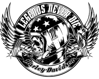 Legends Never Die Vector, vectorillustratie, tattoo-idee, vectorafbeelding, digitaal product, downloadbare afbeelding, vector, Vectors