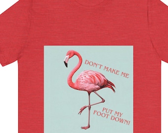 Funny Flamingo T-Shirt: Sassy Summer Beach Outfit
