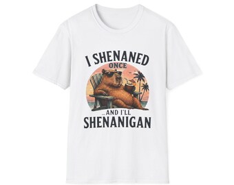 Divertida camiseta de Capabara, he hecho una travesura una vez y volveré a hacerla.