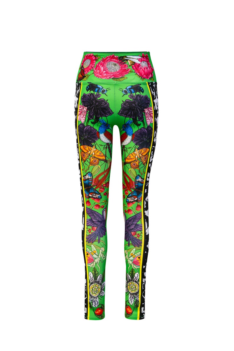 The Birds & The Bees green high waist leggings image 4