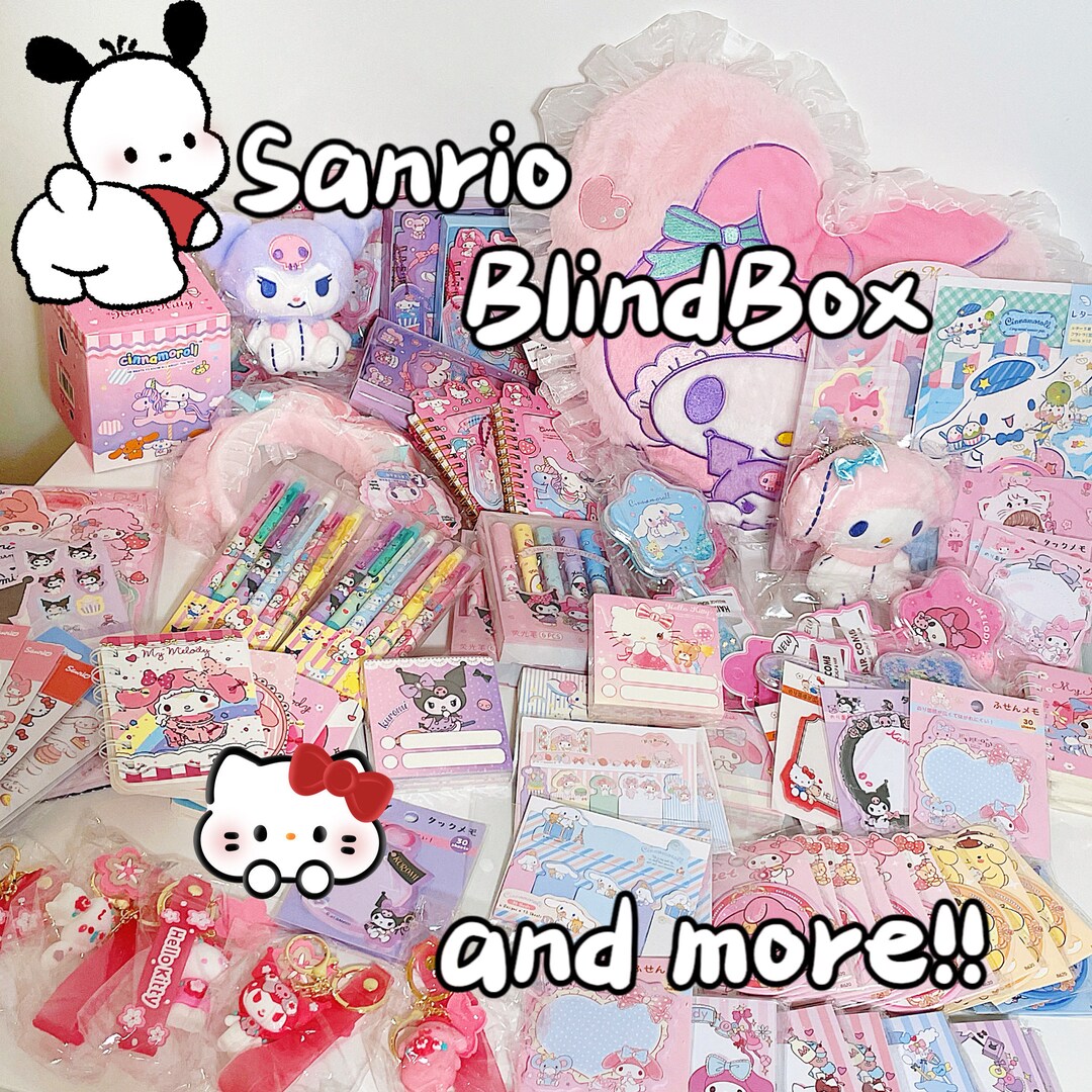 Cute Sanrio Blind Box Kawaii Blind Box Stationery Mystery Box Kawaii