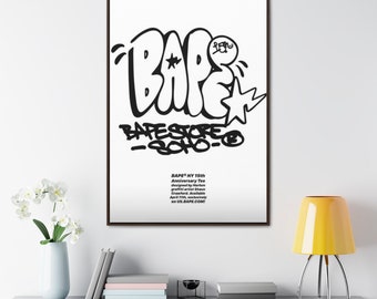 Bape Logo Hypebeast Vintage Poster
