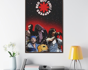 Chad Smith of Red Hot Chili Peppers - Pearl Drums - 1995 Print