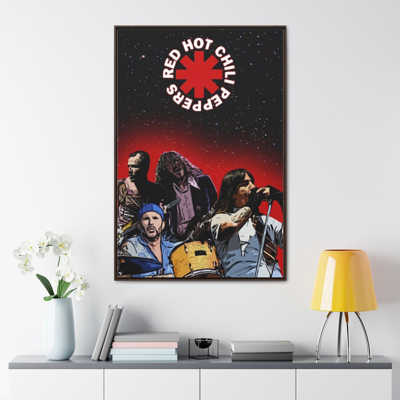 Red hot chili peppers poster - Etsy 日本