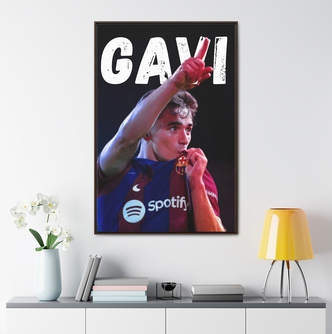 pablo-gavi-poster-fc-barcalona-la-liga-football-gavi-wall-art-etsy