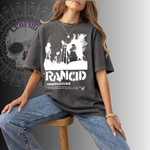 Rancid Bootleg Shirt, 90s Punk Rock Band Tee, Underground Street Punk Graphic, Vintage Style Tee