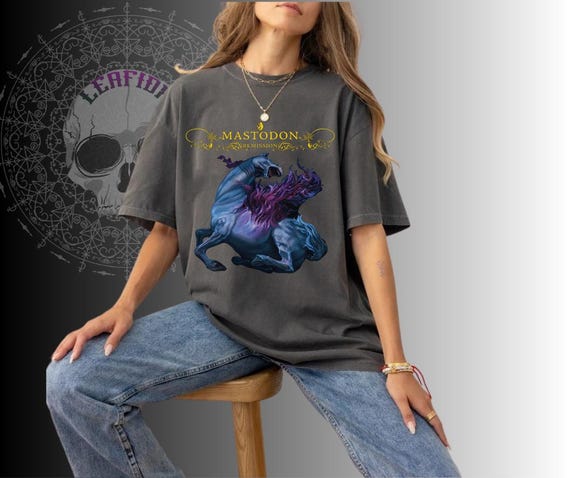 Vintage Mastodon Band T-shirt, Heavy Metal Graphic Tee, Youth shirt, Long sleeve, sweatshirt, Comfort Color T-shirt