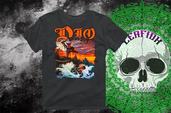 Unisex Dio Band Graphic T-shirt, Metal Fan Gift - Etsy