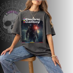 Vintage Electric Callboy Band T-Shirt, Retro Graphic Top Kids Shirt, Longsleeve, Sweatshirt, Comfort Color