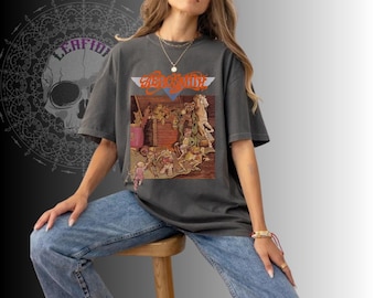 Classic Aerosmith Band Shirt, Vintage Rock Tee, Music Fan Gift, youth shirt, longsleeve, comfort color shirt