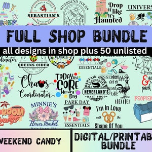 SVG PNG Design Bundle for Cricut, Silhouette (Digital Download)