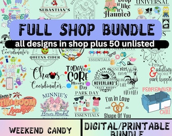 SVG PNG Design Bundle for Cricut, Silhouette (Digital Download)
