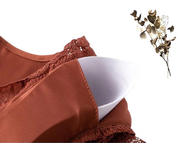 Lace Satin Dress With Removable Bra Cups - Etsy Lace Satin Dress With Removable Bra Cups - Etsy