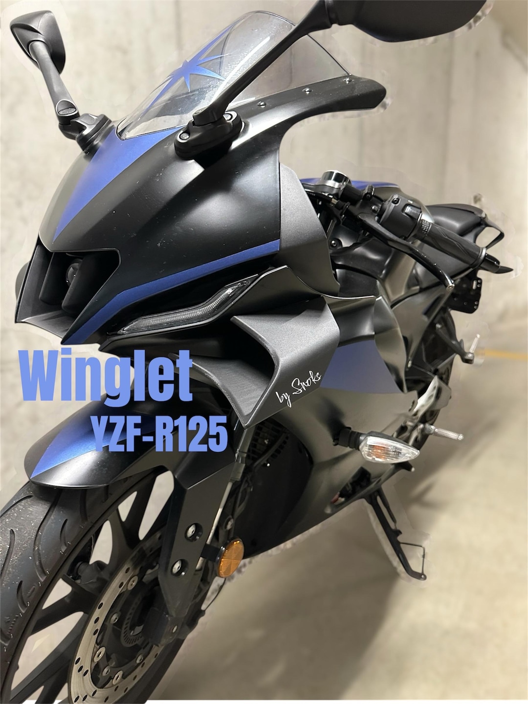 Yamaha YZF-R125 Shark Winglet / Spoiler Fairing Kit - Etsy