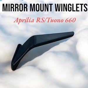 Alerones Stealth Aprilia, RS 660, Tuono, cubierta de espejo