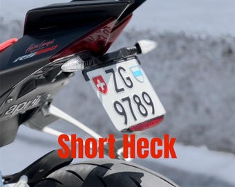 Portatarga Aprilia, per USA e UE, pieghevole, RS 660, Tuono, supporto targa, conversione posteriore