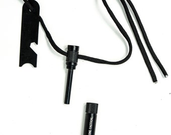 Ferro Rod Fire Starter (5 in 1 Survival tool)