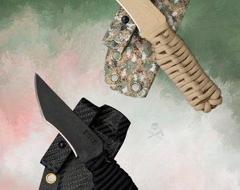 Tradecraft Cank Complete Knife System (With Sheath,IWB CLIP & stainless steel chain)