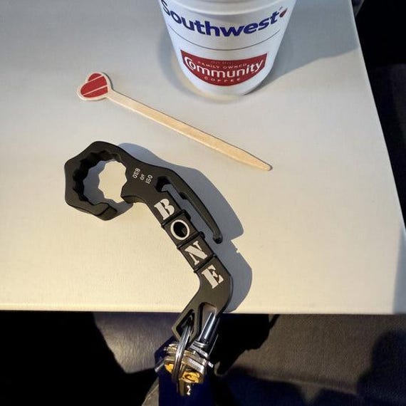 BONE BERSERKER Bottle Opener Multi Tool Keychain (serialized