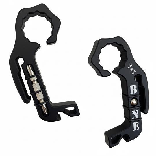 BONE BERSERKER Bottle Opener Multi Tool Keychain (serialized