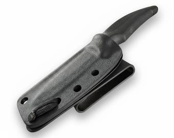 NPE Ghost Knife (Non Metallic Undetectable) With Sheath & In Waist Band Clip