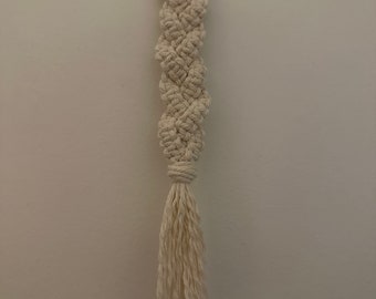 Small Braided Macrame Wall Hanging | Handmade Home Decor  | Local Art