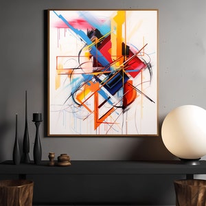 Graffiti Wall Art, Contemporary Design, Art for Modern Home Décor, Unique Abstract Poster Print