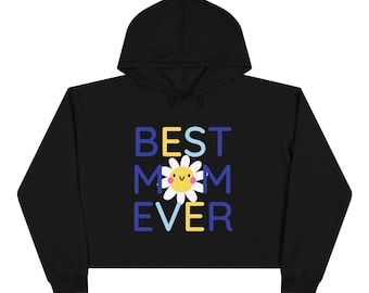 Mom's Pickleball Crop Hoodie sweatshirt, Gift for pickleball Mom, Mother's Day shirt, Best Mom sweatshirt