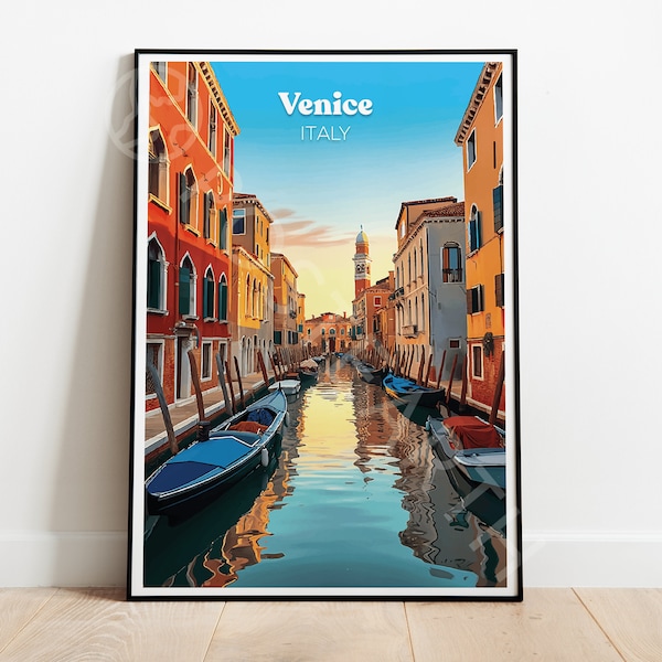 Affiche de voyage Venise, Affiche Italie