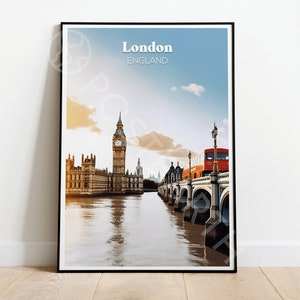 Cartaz de viagens de Londres, cartaz de Inglaterra