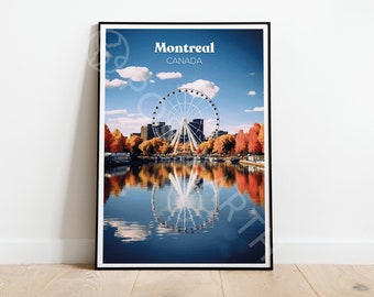 Affiche de voyage Montréal, Affiche Canada