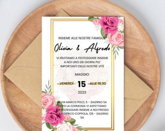 Invitation / participation for weddings and events