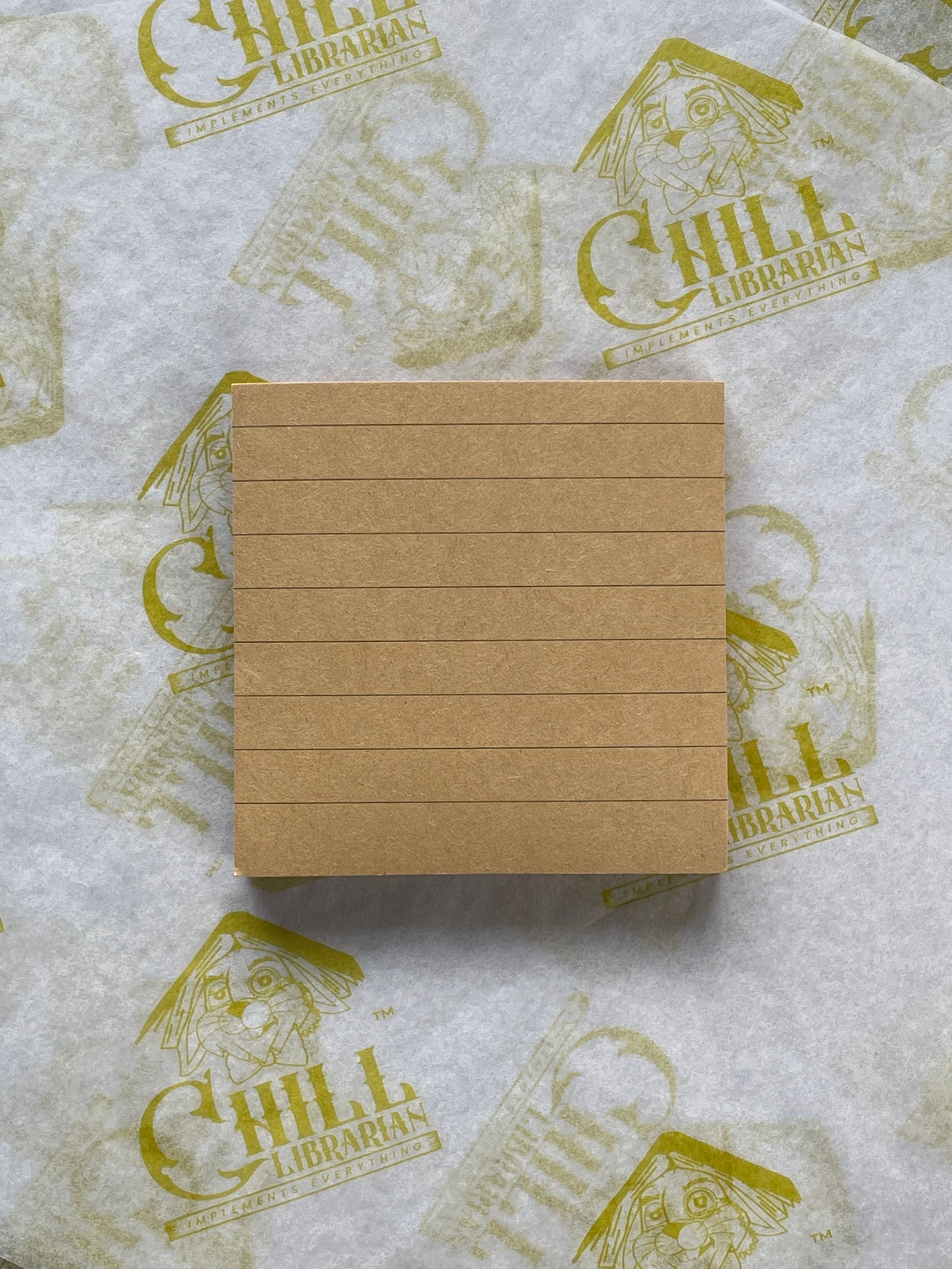Brown Sticky Notes Set | 3x80 Sheet Kraft Paper Sticky Notes | Plain ...