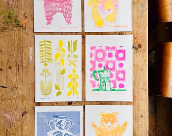A4 original Riso Art Print
