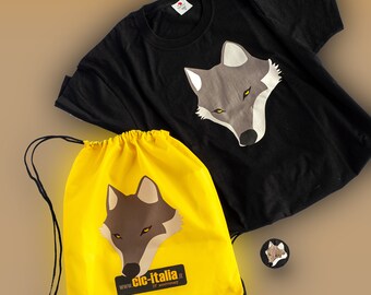 Combo1: T-shirt CLC-Italia con sacca CLC-Italia e toppa omaggio