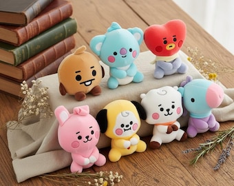 Kpop pluche sleutelhanger 5 inch