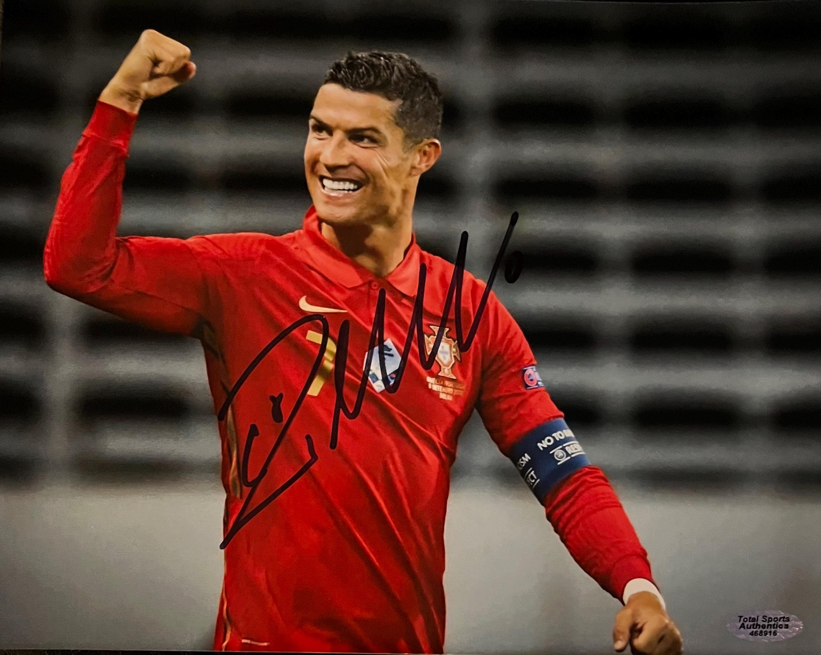Cristiano ronaldo autographed card - Etsy 日本