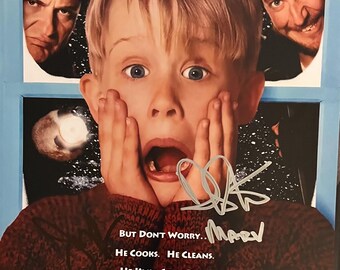 Joe Pescia and Daniel Stern “Home Alone”  Autographed Photo with COA