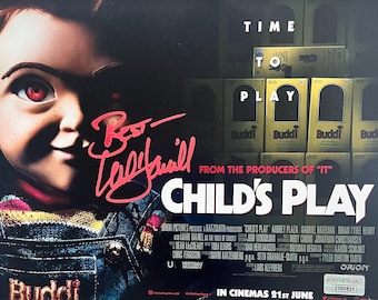 エド・ゲイルのサイン入り、チャイルド・プレイのチャッキー、8 x 10