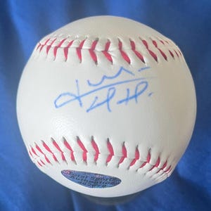 Juan Soto signed baseball with COA